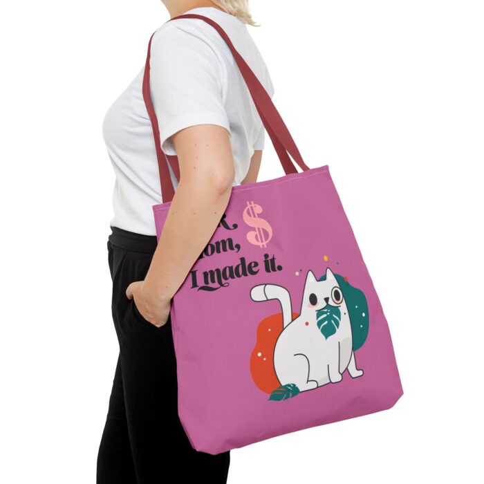 Pink Tote Bag - Cat Lover Carryall - Image 25