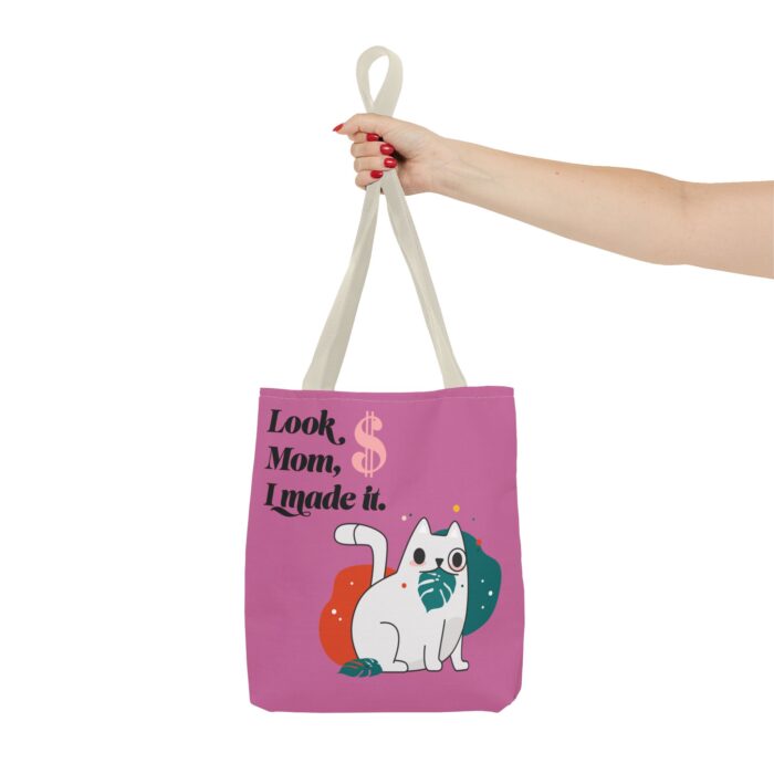 Pink Tote Bag - Cat Lover Carryall - Image 42