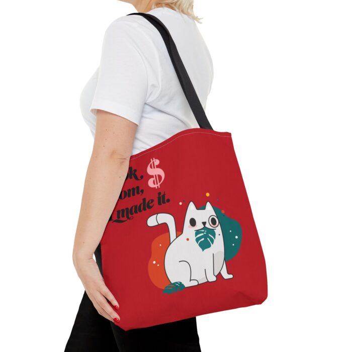 Red Tote Bag - Cute and Practical Carryall for Cat Lovers - Image 13