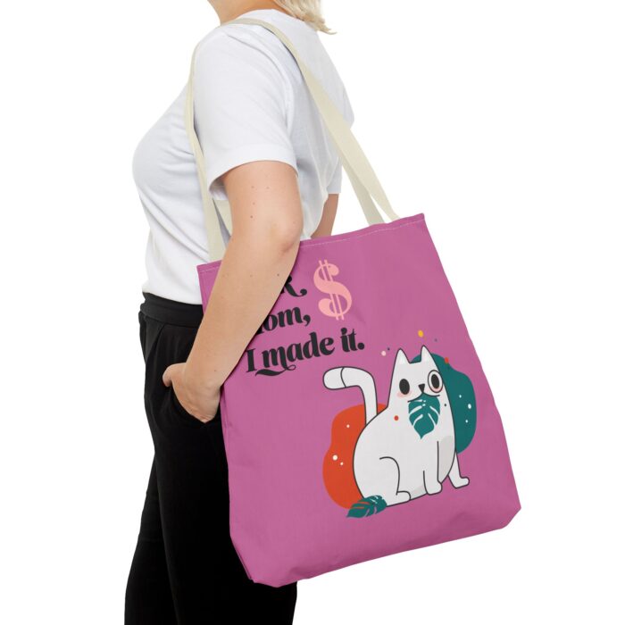 Pink Tote Bag - Cat Lover Carryall - Image 50