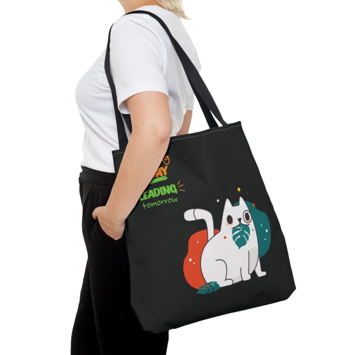 Black Tote Bag - Cute and Practical Carryall for Cat Lovers - Image 12
