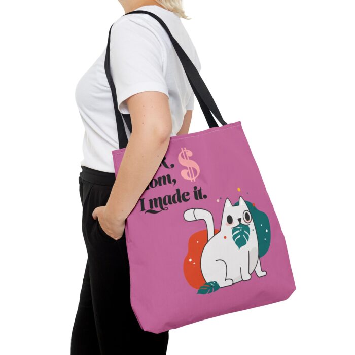 Pink Tote Bag - Cat Lover Carryall - Image 13