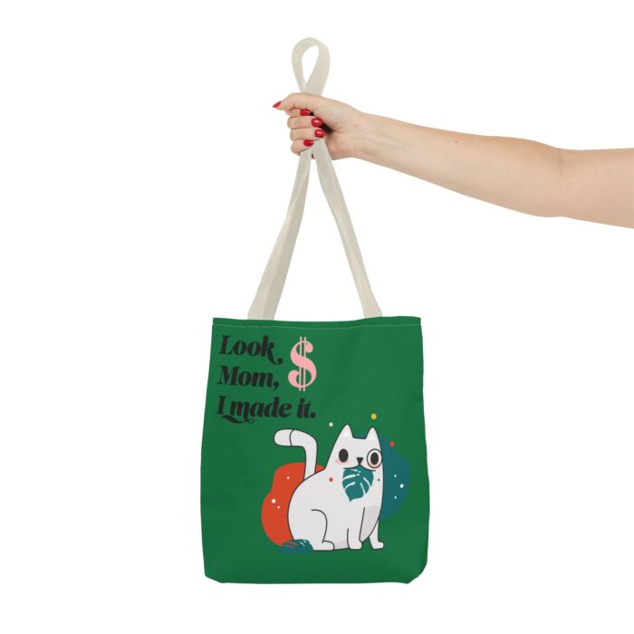 Green Tote Bag - Cute and Practical Carryall for Cat Lovers - Image 42