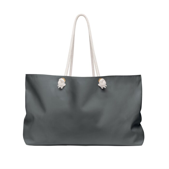 Grey Weekender tote