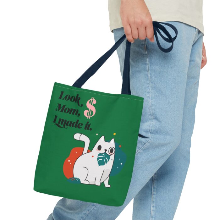 Green Tote Bag - Cute and Practical Carryall for Cat Lovers - Image 53