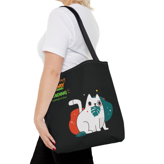 Black Tote Bag - Cute and Practical Carryall for Cat Lovers - Image 8