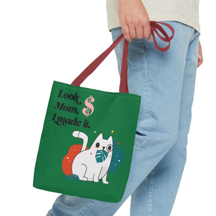 Green Tote Bag - Cute and Practical Carryall for Cat Lovers - Image 20