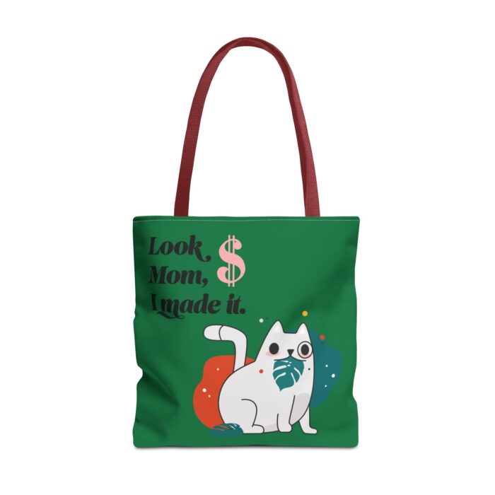 Green Tote Bag - Cute and Practical Carryall for Cat Lovers - Image 26