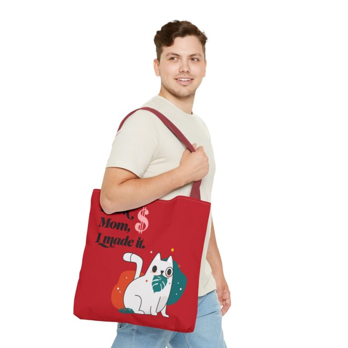 Red Tote Bag - Cute and Practical Carryall for Cat Lovers - Image 28