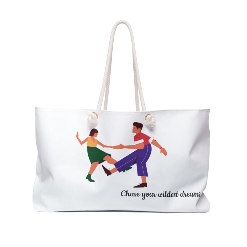 White Weekender Tote