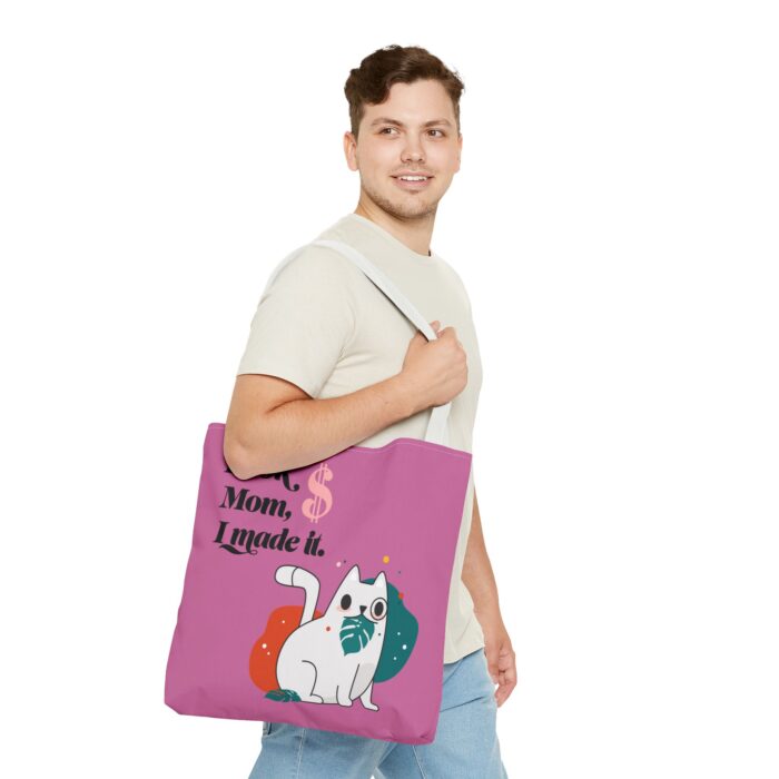 Pink Tote Bag - Cat Lover Carryall - Image 37