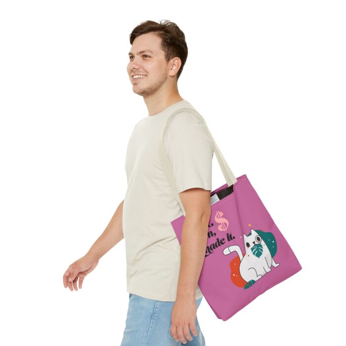 Pink Tote Bag - Cat Lover Carryall - Image 45