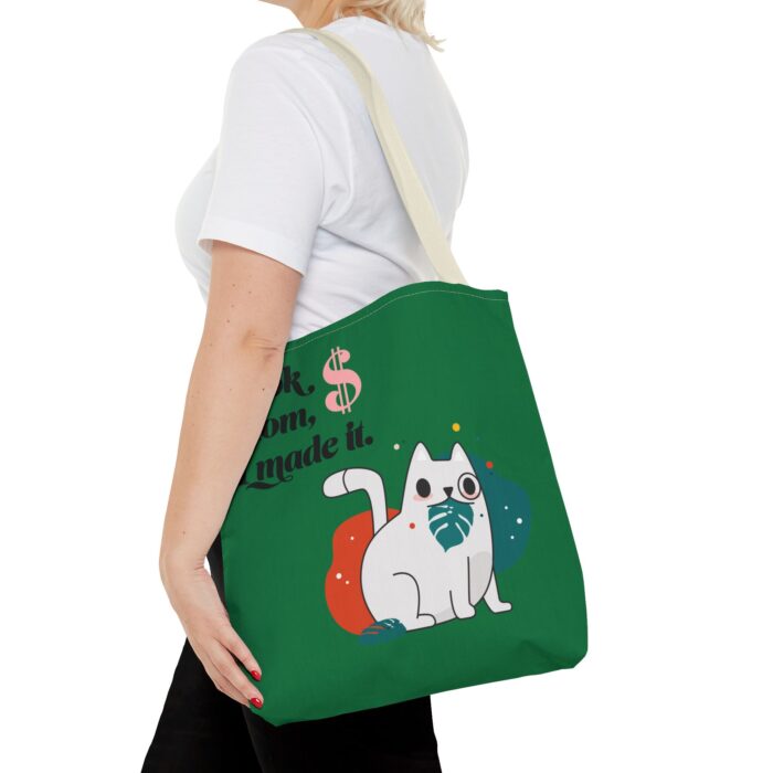 Green Tote Bag - Cute and Practical Carryall for Cat Lovers - Image 46