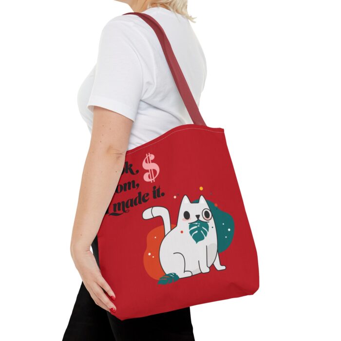 Red Tote Bag - Cute and Practical Carryall for Cat Lovers - Image 25