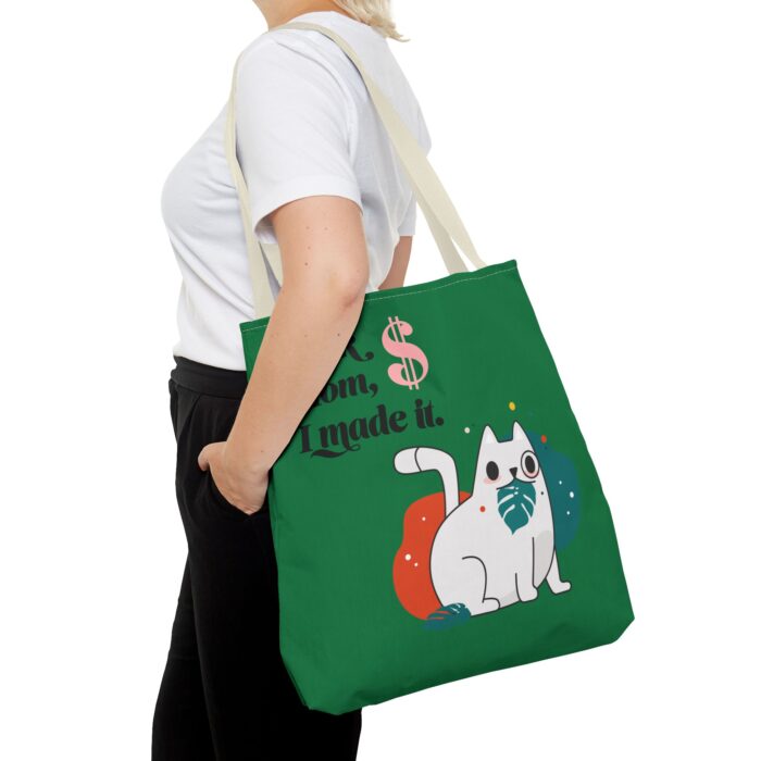 Green Tote Bag - Cute and Practical Carryall for Cat Lovers - Image 50