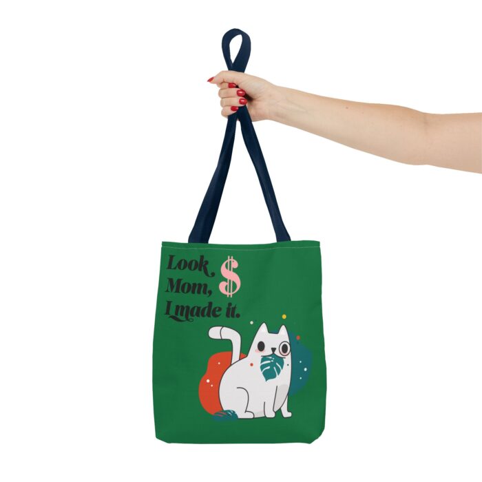 Green Tote Bag - Cute and Practical Carryall for Cat Lovers - Image 54