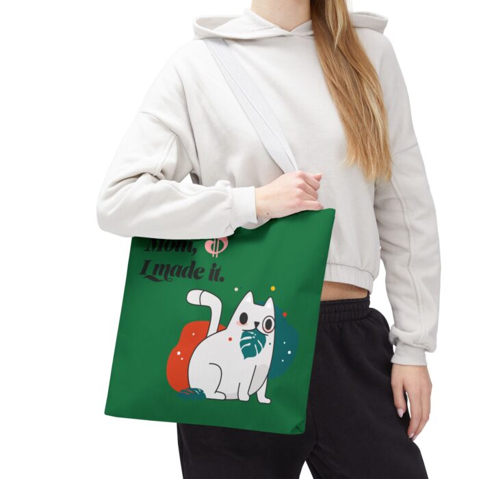 Green Tote Bag - Cute and Practical Carryall for Cat Lovers - Image 34