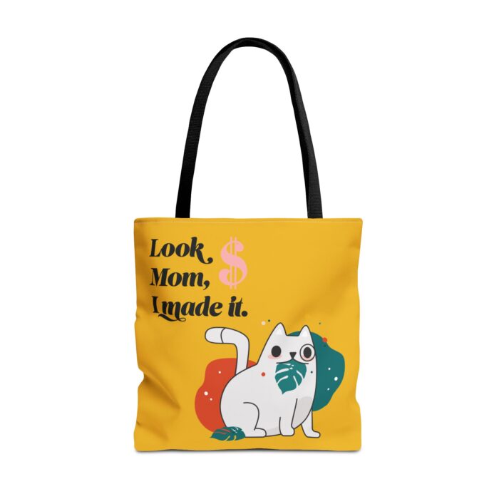 Yellow Tote Bag - Cute and Practical Carryall for Cat Lovers - Image 9