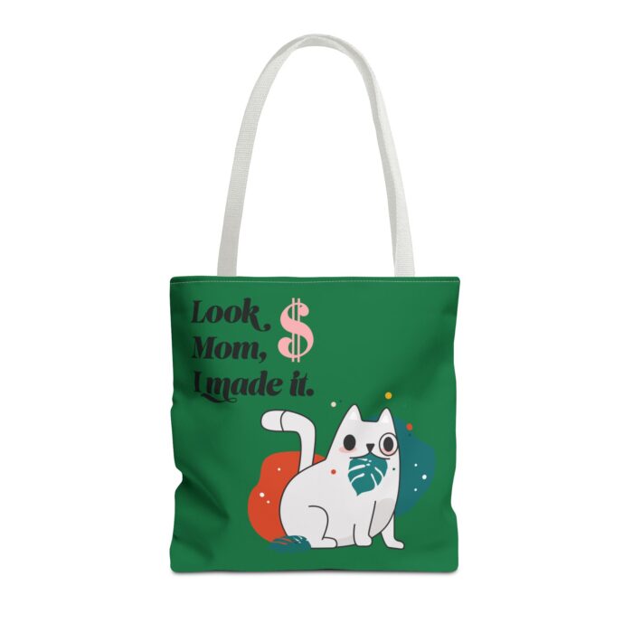 Green Tote Bag - Cute and Practical Carryall for Cat Lovers - Image 30