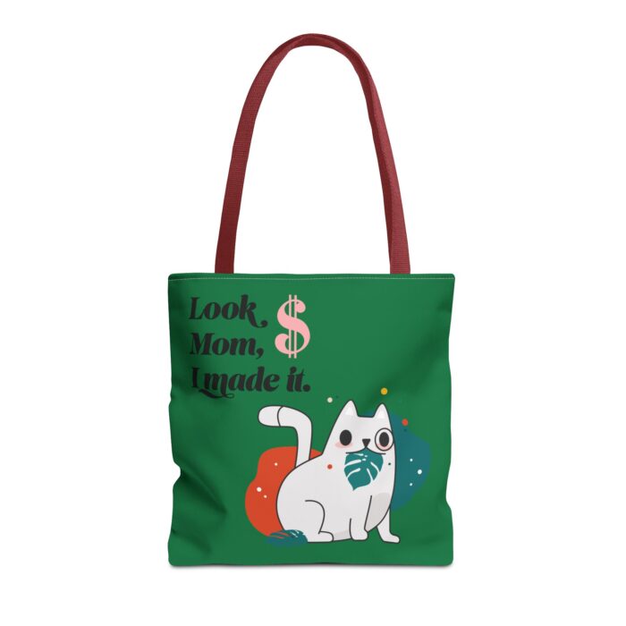 Green Tote Bag - Cute and Practical Carryall for Cat Lovers - Image 22