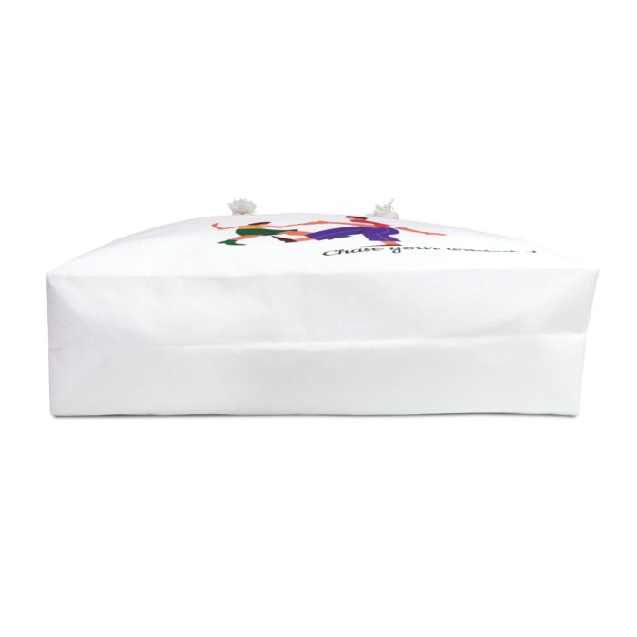 White Weekender Tote - Stylish Travel Bag - Image 4