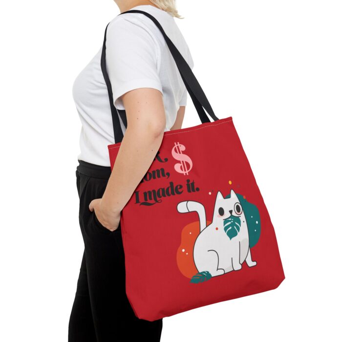 Red Tote Bag - Cute and Practical Carryall for Cat Lovers - Image 17