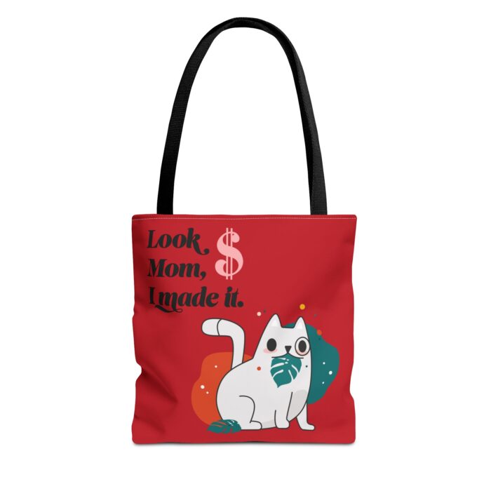 Red Tote Bag - Cute and Practical Carryall for Cat Lovers - Image 6